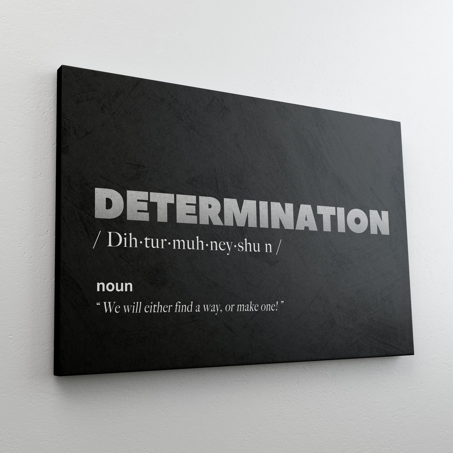 Determination and hard work